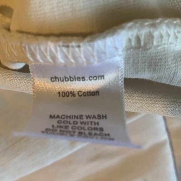 Chubbies Mens Long-Sleeve Rugby Shirt Large Red White Blue Stripes 100% Cotton - Picture 3 of 9